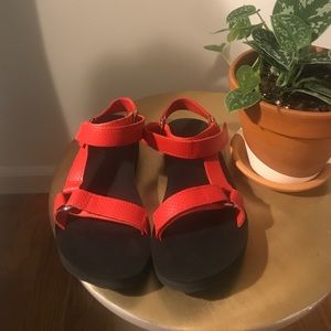 Wildfang x Teva collab sandals